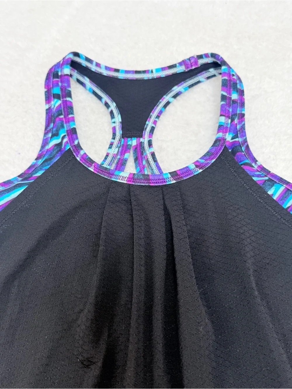 Ivivva by Lululemon tank top built in bra active girls 7